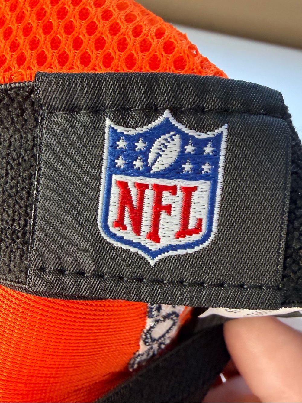 Denver Broncos New Era Orange Mesh Stretch Fit Hat L/XL NFL Cap - Picture 9 of 9